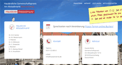 Desktop Screenshot of hautaerzte-bs.de