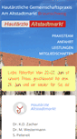 Mobile Screenshot of hautaerzte-bs.de